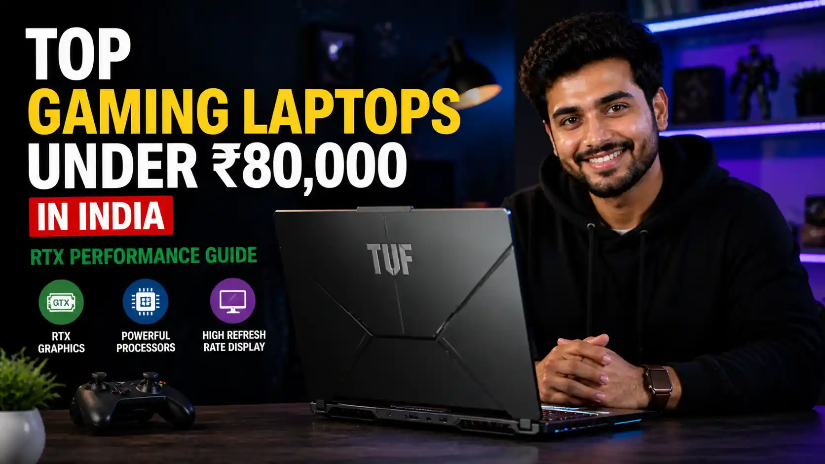 Top Gaming Laptops Under ₹80,000 in India – RTX Performance Guide
